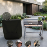 Funda Coverall para Parrilla Tromen Malbec / Chulengo / Criolla / Angus / Luqstoff | 100% Impermeable (110x60x110cm)