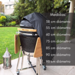 Funda Para Kamado Y Fogon 100% Impermeable (60x100cm) - Imagen 7