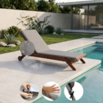 Colchoneta Para Reposera 100% Impermeable (180x60x2cm)