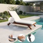 Colchoneta Para Reposera 100% Impermeable (190x65x4cm)