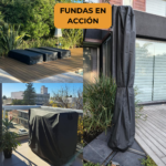 Funda CoverAll para Horno TRH y Tango Leña C/Base Tromen 100% Impermeable (71x92x140cm) - Imagen 6