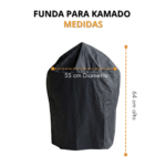 Funda Para Kamado Mini Pampero 100% Impermeable (55x64cm) - Imagen 2