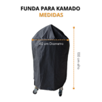 Funda Para Kamado Y Fogon 100% Impermeable (60x100cm) - Imagen 3