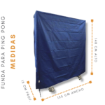 Funda Para Mesa De Ping Pong 100% Impermeable (155x15x140cm) - Imagen 2