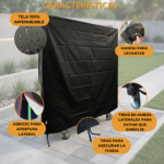 Funda Para Mesa Ping Pong Modelo Tissus 100% Impermeable (154x45x175cm) - Imagen 4