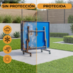 Funda Para Mesa De Ping Pong 100% Impermeable (155x15x140cm) - Imagen 5