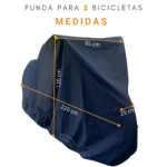 Funda Para Bicicletas X2 R29 100% Impermeable (215x95x115cm) - Imagen 5
