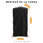 Funda CoverAll para Horno TRH y Tango Leña C/Base Tromen 100% Impermeable (71x92x140cm) - Imagen 4