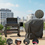 Funda CoverAll para Parrilla Pampeana Tromen Lepen Barbacoa 100% Impermeable (140x60x110cm)