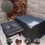 Funda para Fogón Ñuke Huapi 50 / Brasero Rectangular | 100% Impermeable (68x61x38cm)