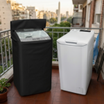 Funda para Lavarropas Carga Superior – Compatible Whirlpool 11 kg / LG 10.5 kg / Drean / Gafa | 100% Impermeable (60x64x102 cm)