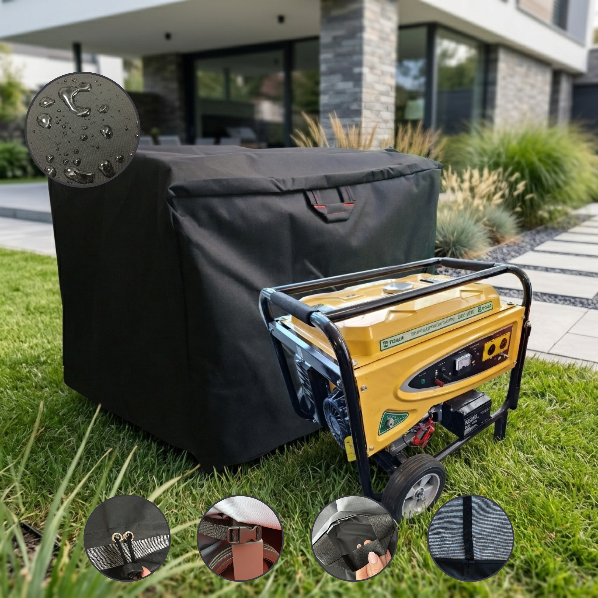 GEN-N Funda Para Generador Eléctrico 100% Impermeable (70x55x50cm) - Imagen 1