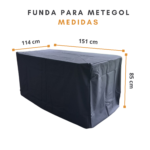 Funda Para Mesa Metegol 100% Impermeable (151x114x85cm) - Imagen 3