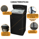 Funda para Lavarropas Drean Lona 100% Impermeable (87x53x42 cm) - Imagen 3