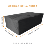Funda Para Mesa De Pool 100% Impermeable (255x150x90cm) - Imagen 3