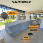 Funda Para Mesa De Pool 100% Impermeable (255x150x90cm) - Imagen 4