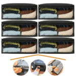 Bolsa Pack X6 Guarda Ropa Placard - Tela Reforzada (50x35x20cm)