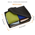 Bolsa Pack X4 Guarda Ropa Placard - Tela Reforzada (50x35x20cm) - Imagen 3