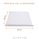 Almohadon para Sillas Lona Gruesa 100% Impermeable 40x40x4cm - Imagen 6