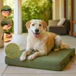 Cama Impermeable Para Mascotas 90x70 – Goma Espuma Firme y Funda Lavable - Imagen 5
