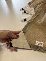 Sombra Vela para Jardin 3.5x1.5m - Malla Reforzada con protección UV 95% - Imagen 5