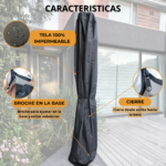 Funda Para Sombrilla Tipo Banana 100% Impermeable (45x210cm) - Imagen 4
