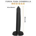 Funda Para Sombrilla Tipo Banana 100% Impermeable (45x210cm) - Imagen 3