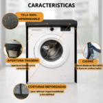 Funda para lavasecarropas LG / Lavarropas carga frontal (65x65x95) - PVC 100% impermeable - Imagen 6