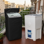 Funda para Lavarropas Drean Lona 100% Impermeable (87x53x42 cm)