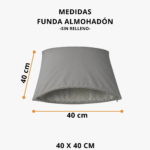 Fundas Almohadón 40x40 Pack X4 | Lona 100% Impermeable Exterior - Imagen 4