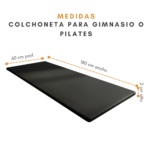 Colchoneta Para Gimnasio Pilates 100% Impermeable (180x60x2cm) - Imagen 2